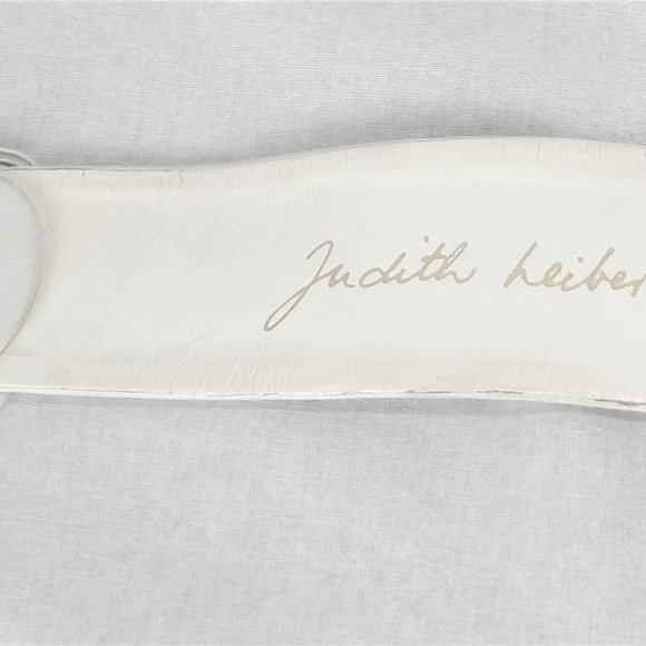 Vintage Judith Leiber Leather Belt with Adorned Li